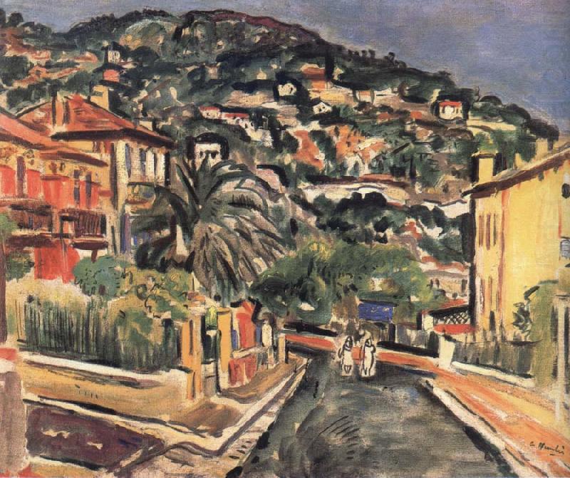 George Leslie Hunter Street in Vence china oil painting image